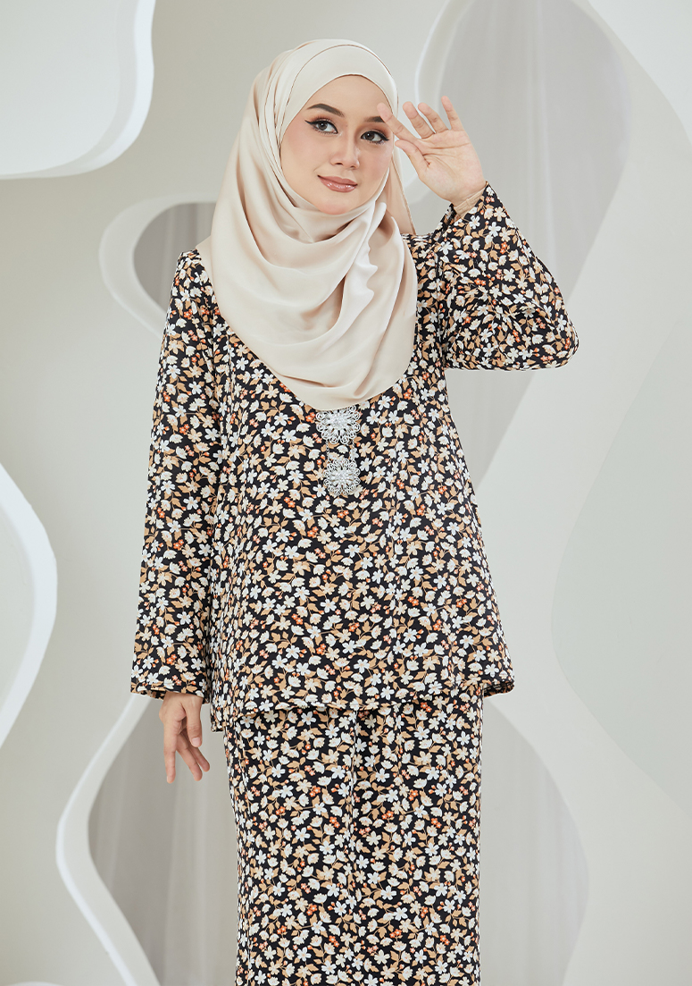 Kurung Cik Melati - Black