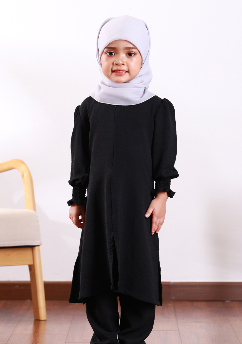Suit Nur Zakiya Kids - Black