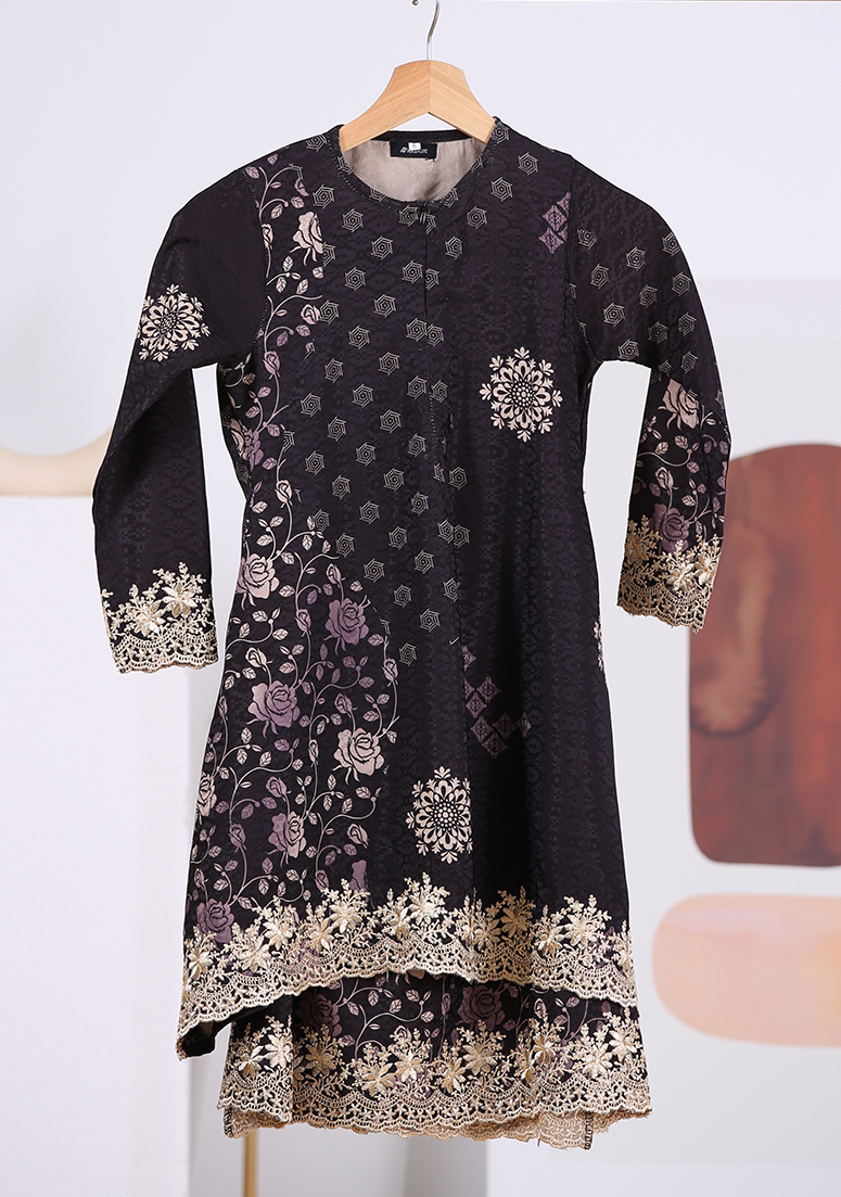 Kurung Cempaka Kids - Black