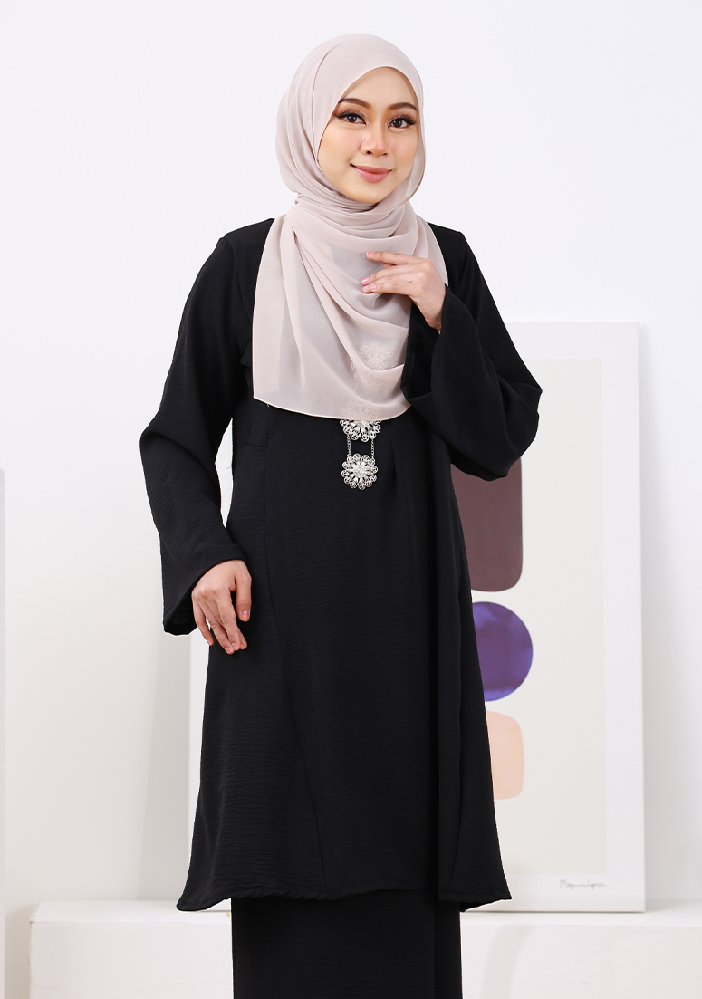 Kurung Nur Zaleha - Black