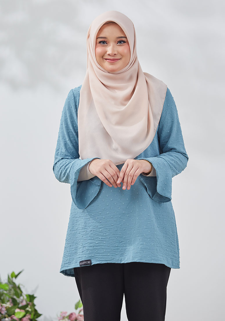 Blouse Echa - Dusty Blue