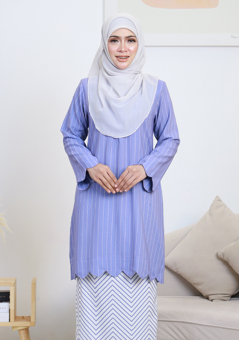 Kurung Imani Labuh - Blueberry