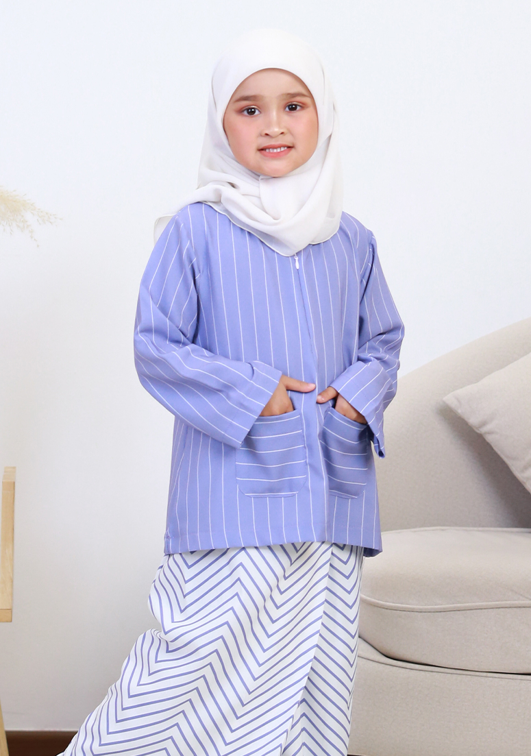 Kurung Imani Kids - Blueberry
