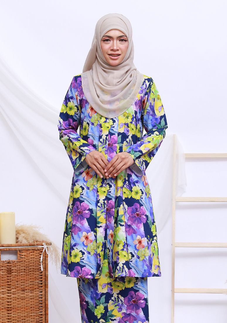 Kebaya Ainun - Bluish Purple