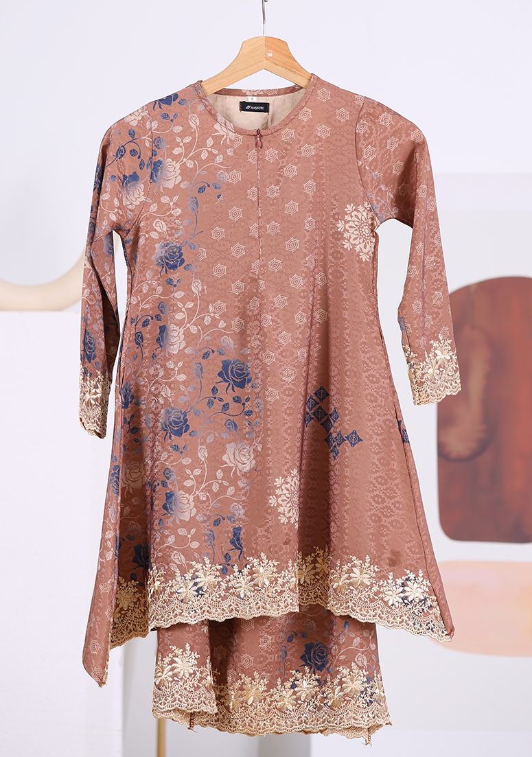 Kurung Cempaka Kids - Brown