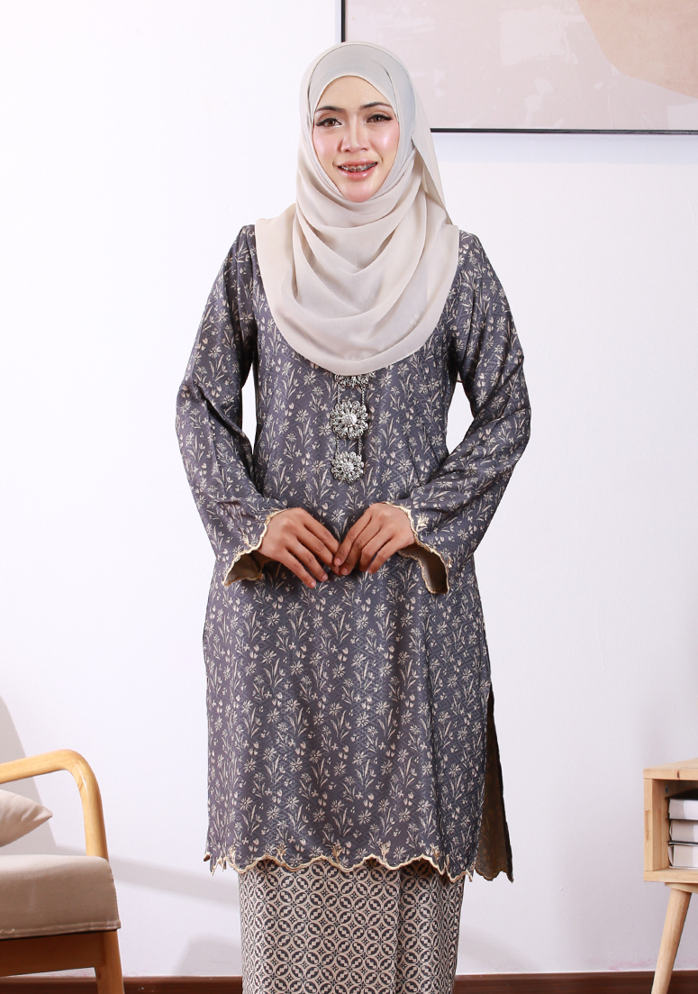 Kurung Ayusari V4 - Dark Grey