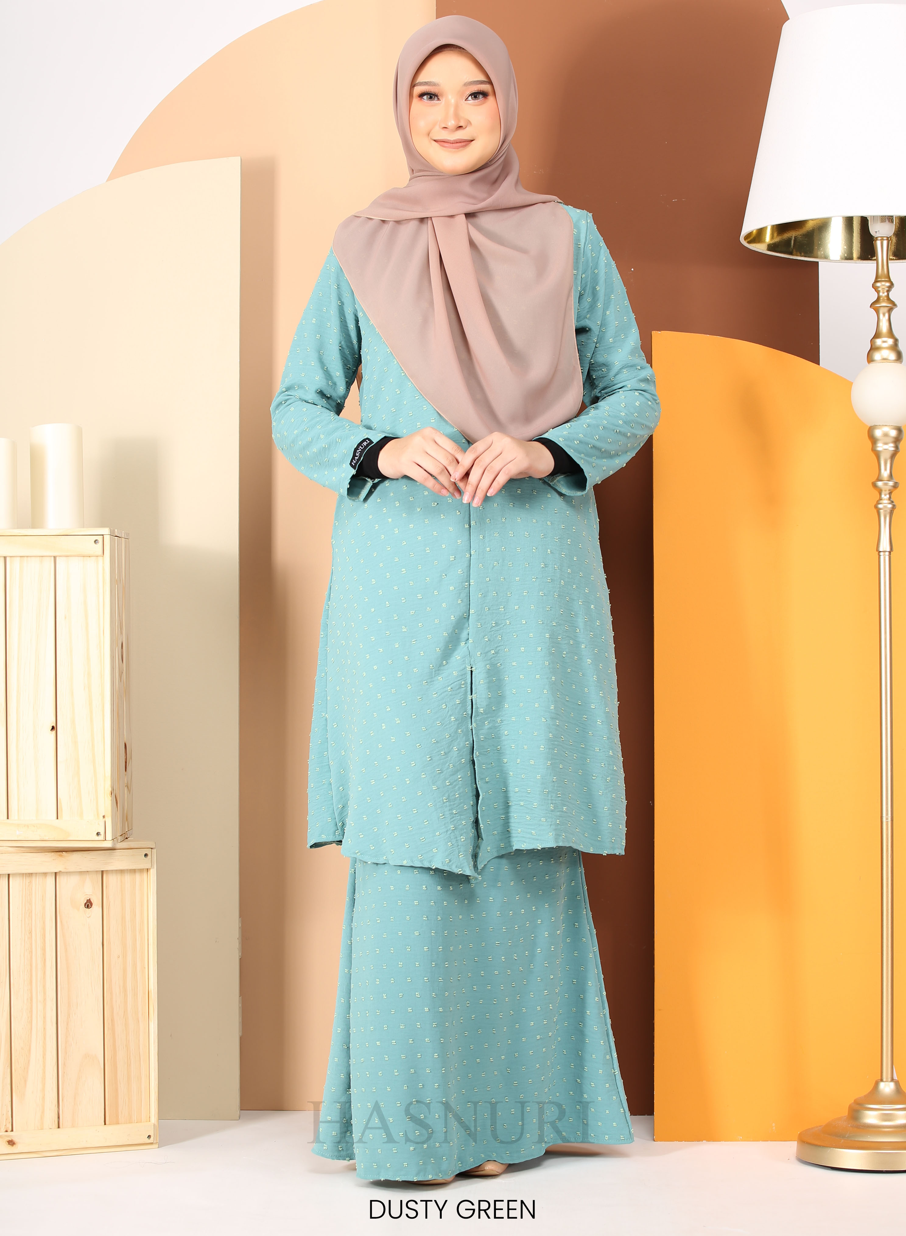 Kurung Dayana - Dusty Green