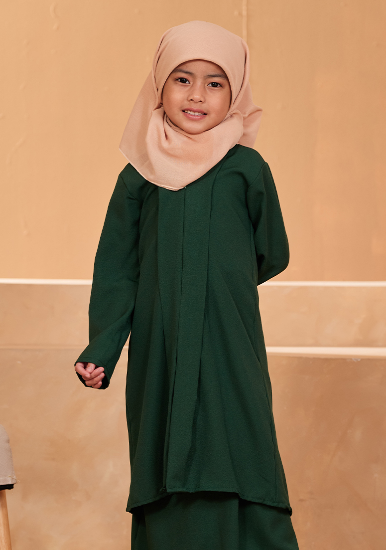 Kebarung Marwah Kids - Deep Green