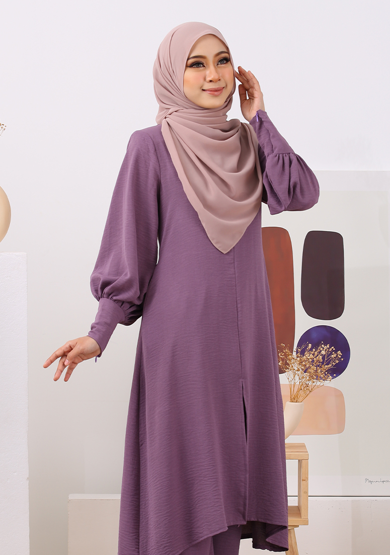 Suit Zariyah - Deep Mauve