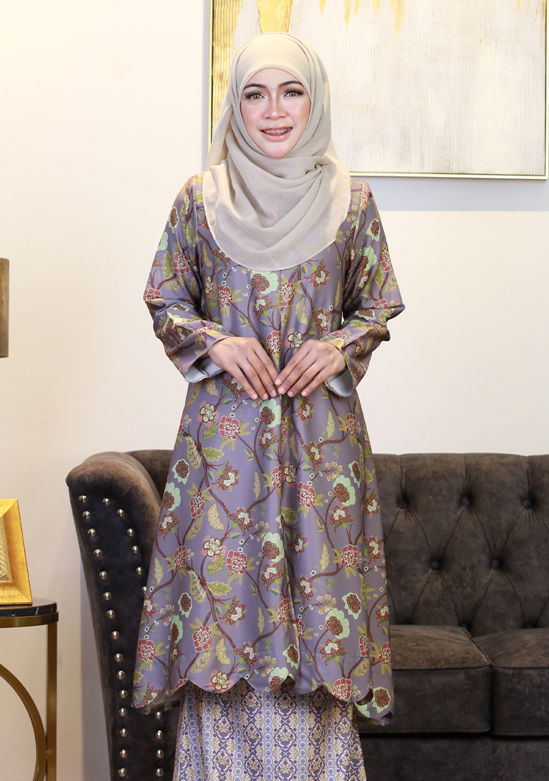 Kurung Dang Tiara - Dusty Purple