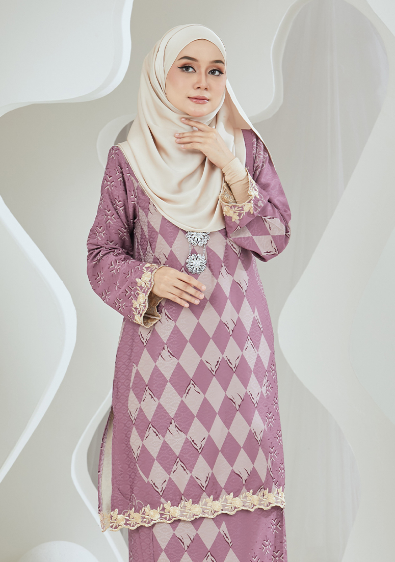 Kurung Ratna - Dusty Purple