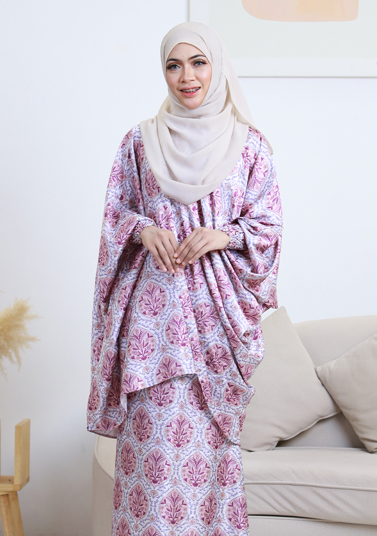 Kurung Wan Naila - Dusty Purple