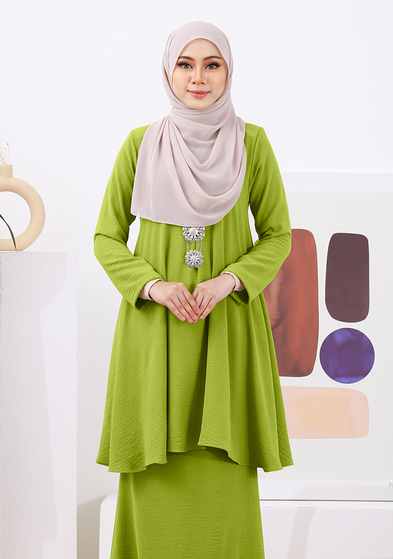 Kurung Maymunah - French Lime
