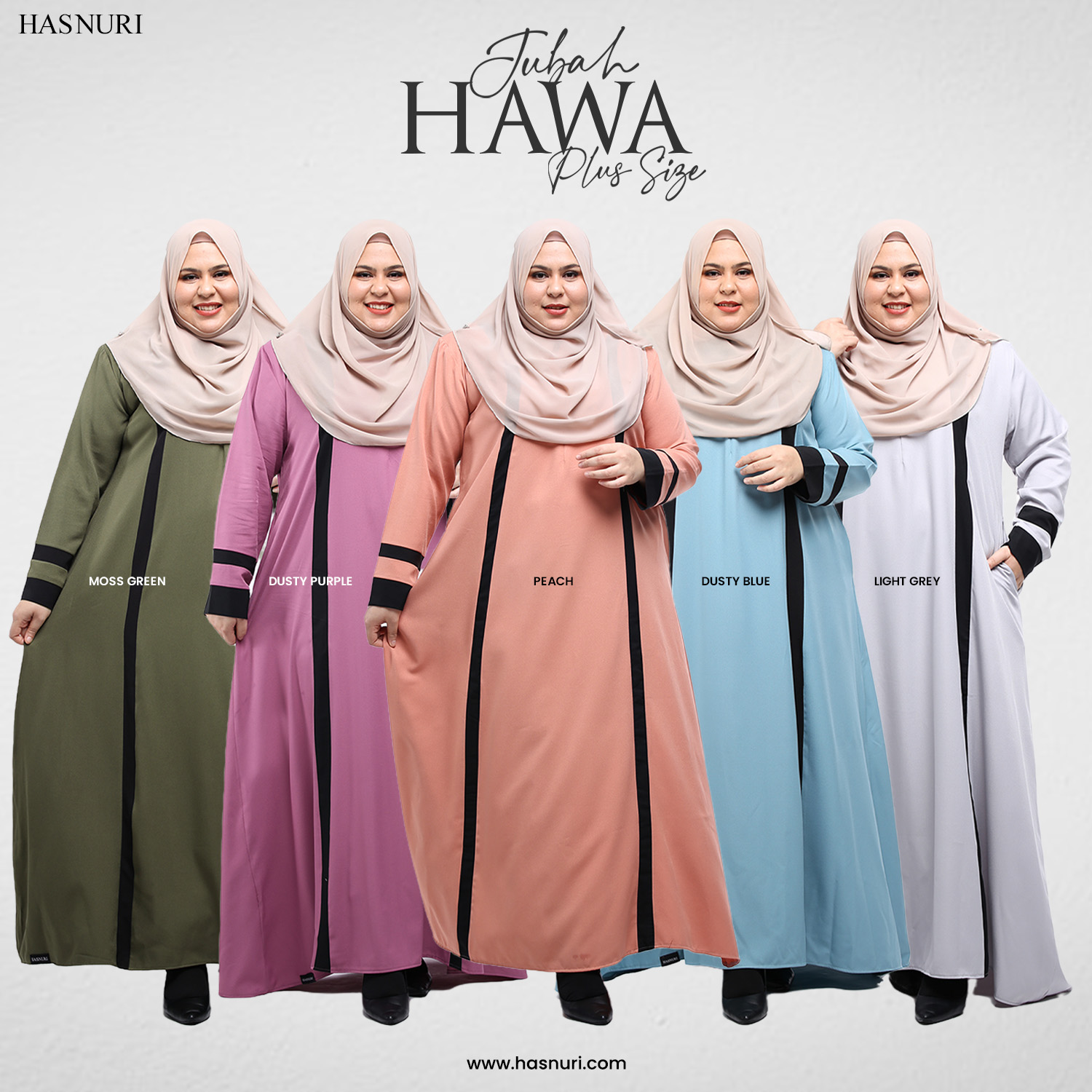 Jubah shop plus size