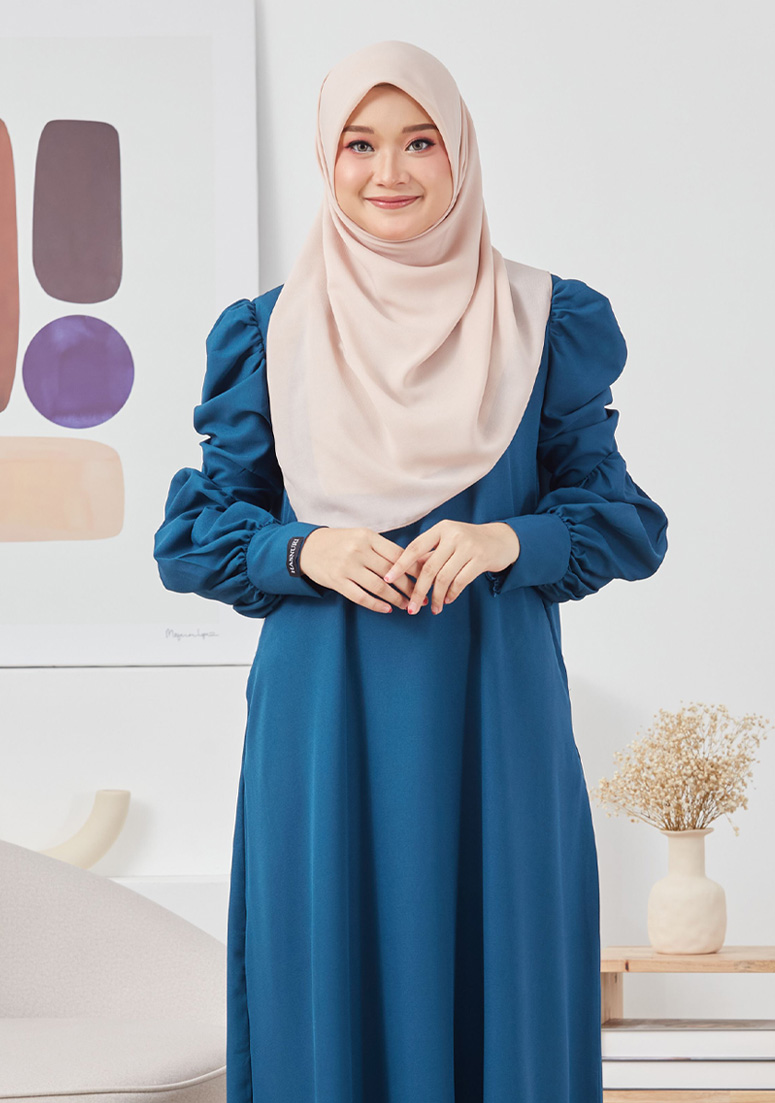 Jubah Fitriana - Teal