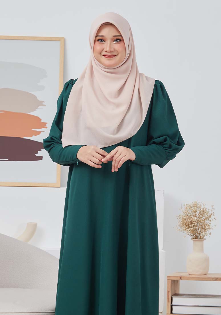 Jubah Mawaddah - Emerald Green