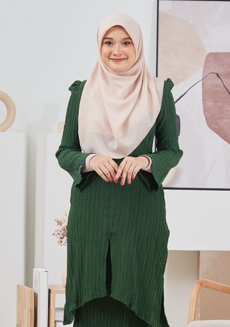 Kurung Lolita - Emerald Green