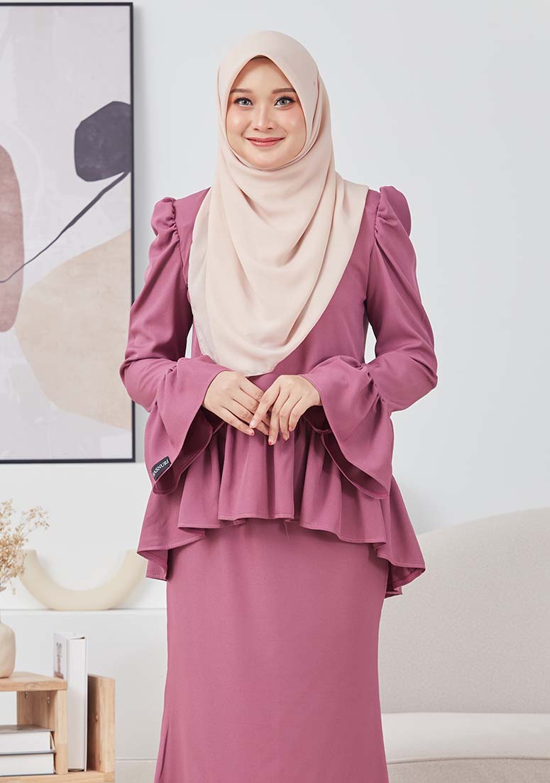 Kurung Maleeka - Dusty Purple