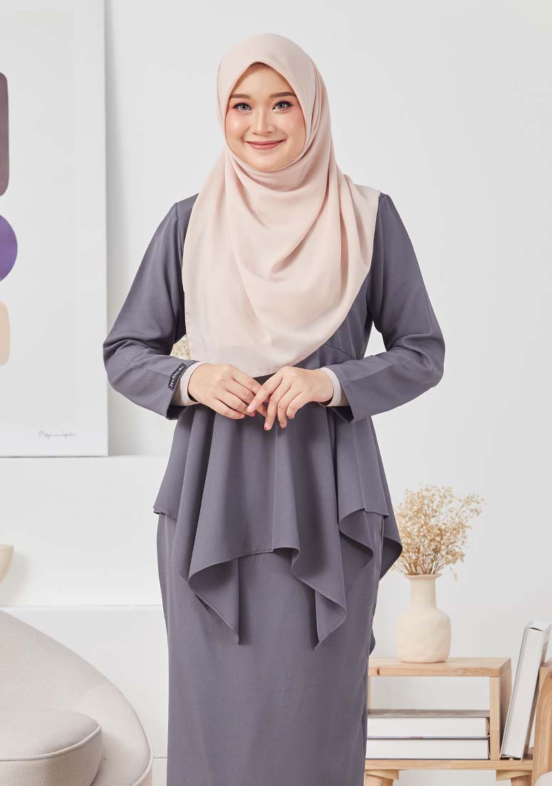 Kurung Myreen - Dark Grey