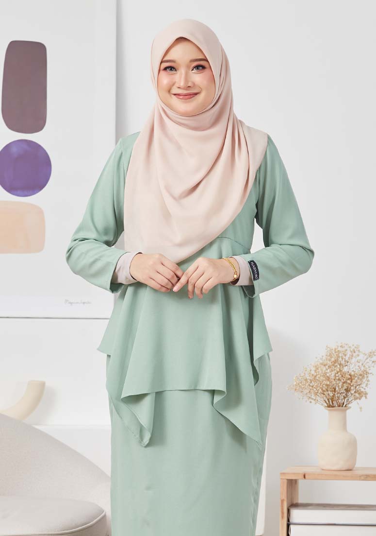 Kurung Myreen - Mint Green