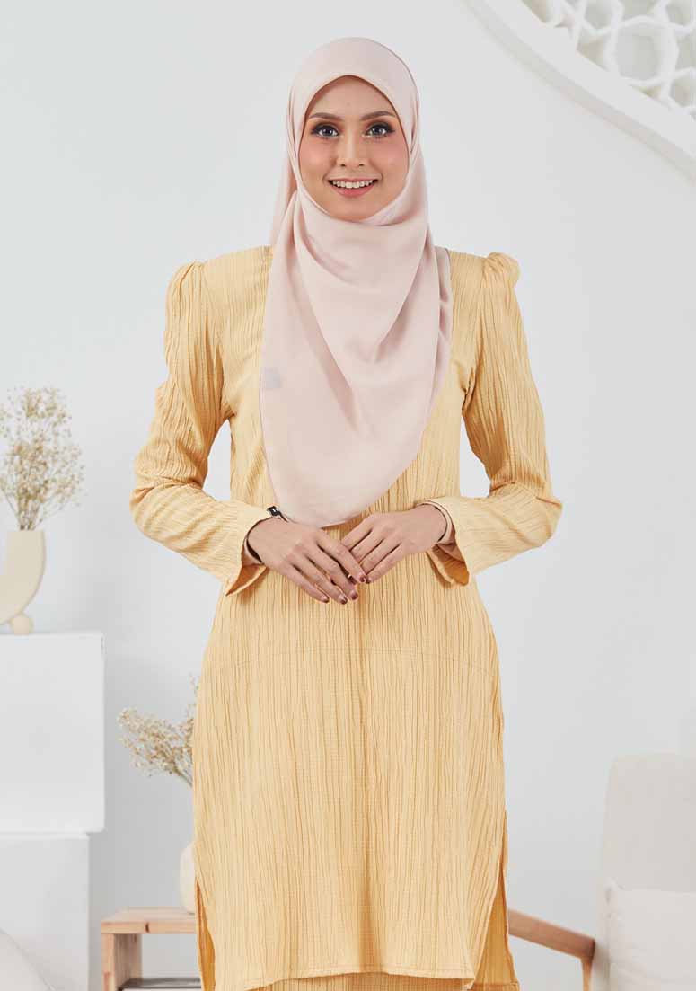Kurung Arissa - Butter Yellow