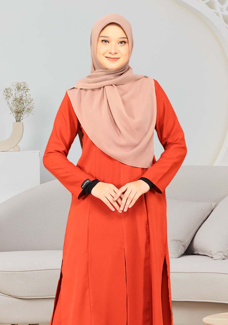 Kurung Syawal - Orange