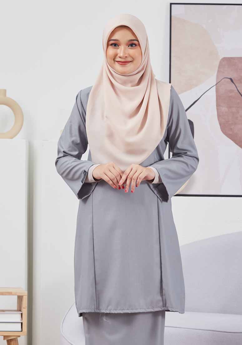 Kurung Zahara - Grey