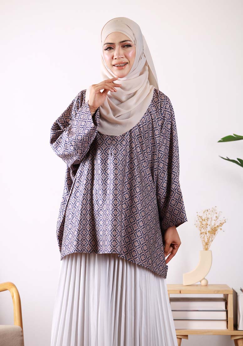 Blouse Sara V4 - Navy Blue