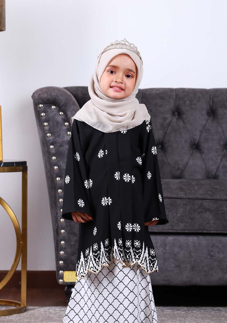 Kebaya Dang Laila Kids - Black