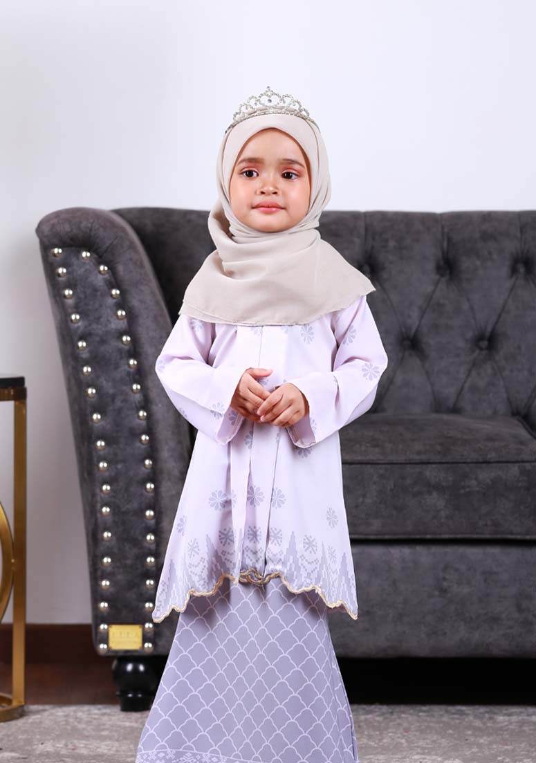 Kebaya Dang Laila Kids - Lilac Purple