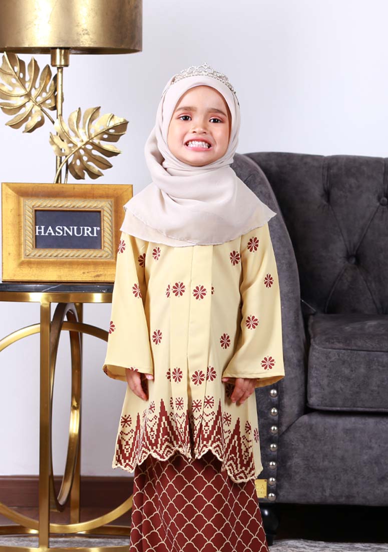 Kebaya Dang Laila Kids - Yellow