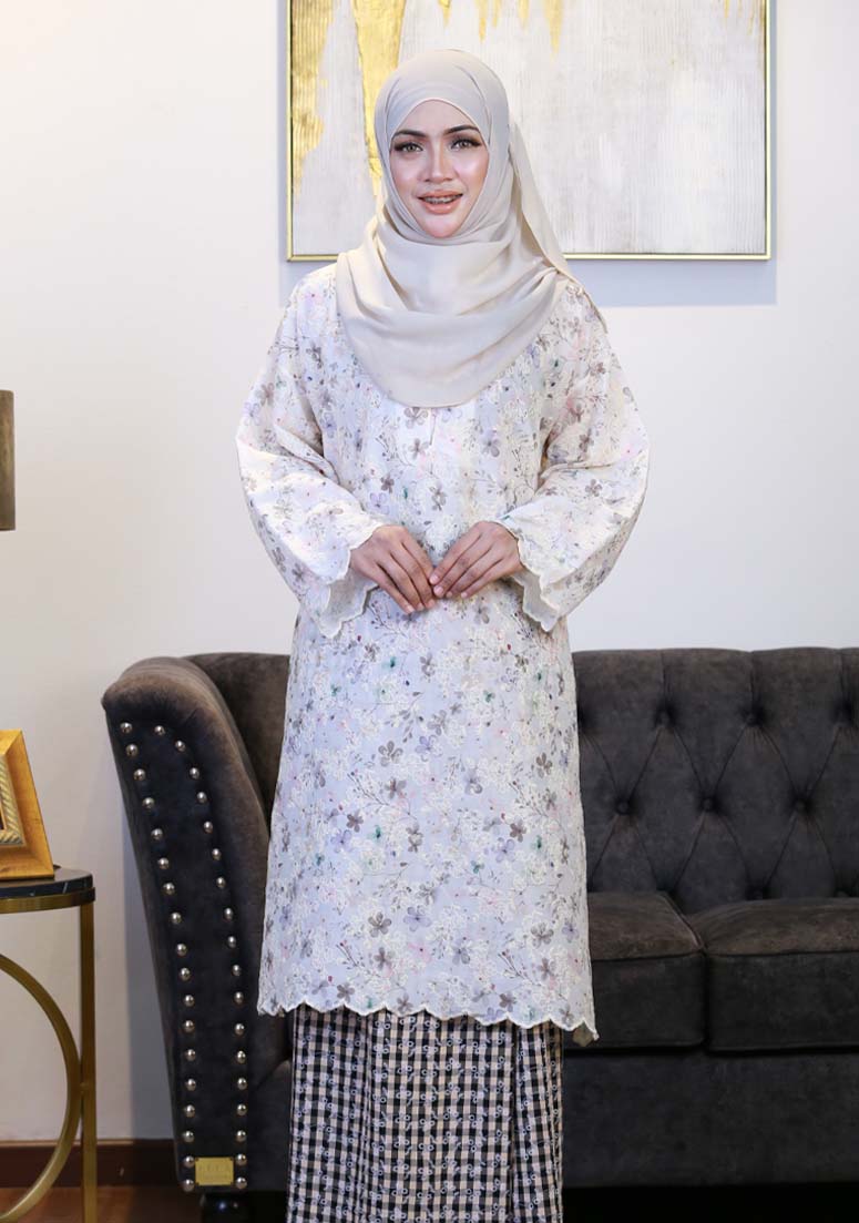 Kurung Dang Seri 2.0 - Black Grey