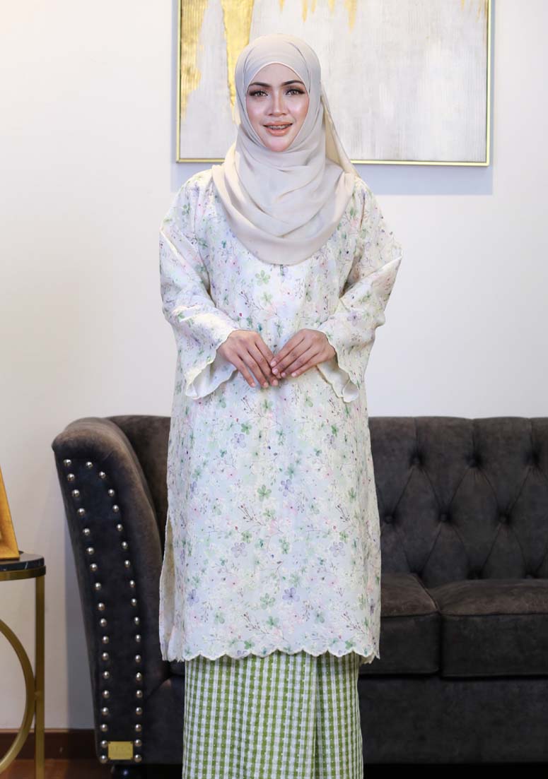 Kurung Dang Seri 2.0 - Sage Green