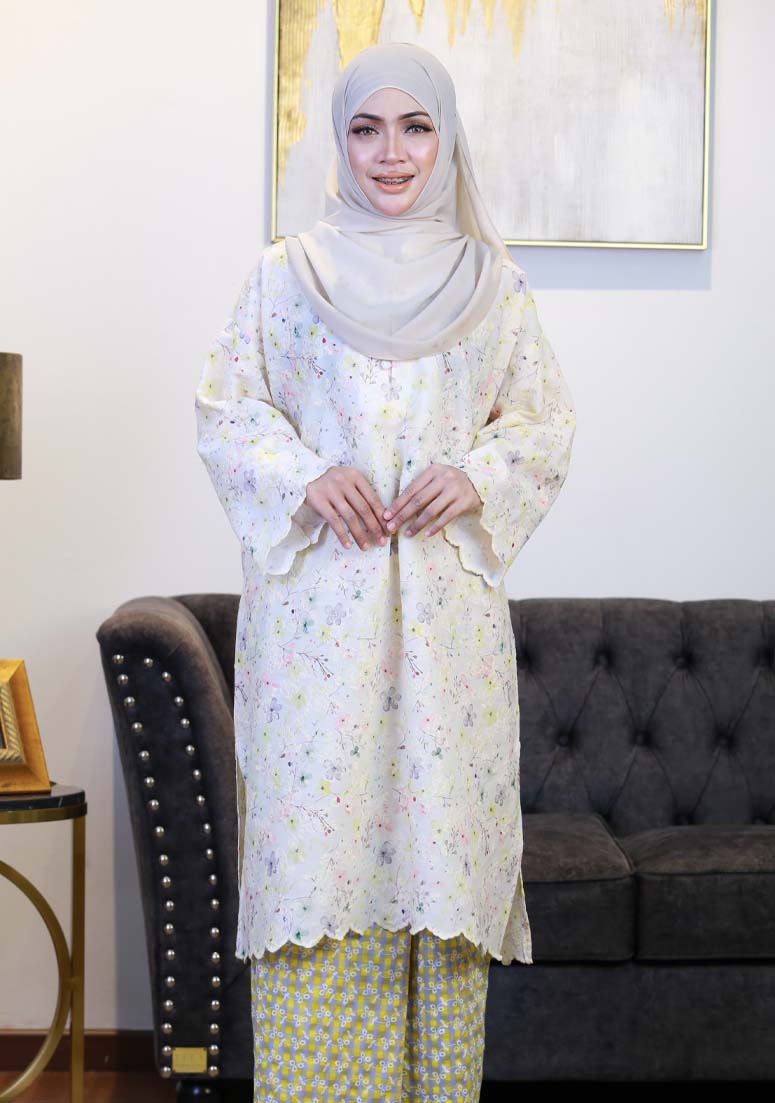 Kurung Dang Seri 2.0 - Soft Yellow