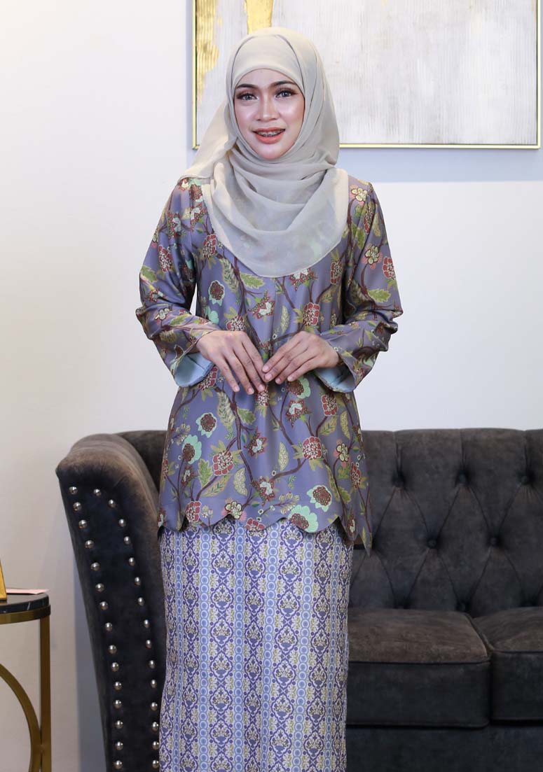Kurung Dang Tiara Mini - Dusty Purple