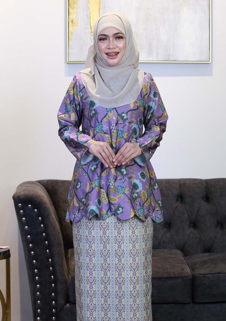 Kurung Dang Tiara Mini - Lilac Purple