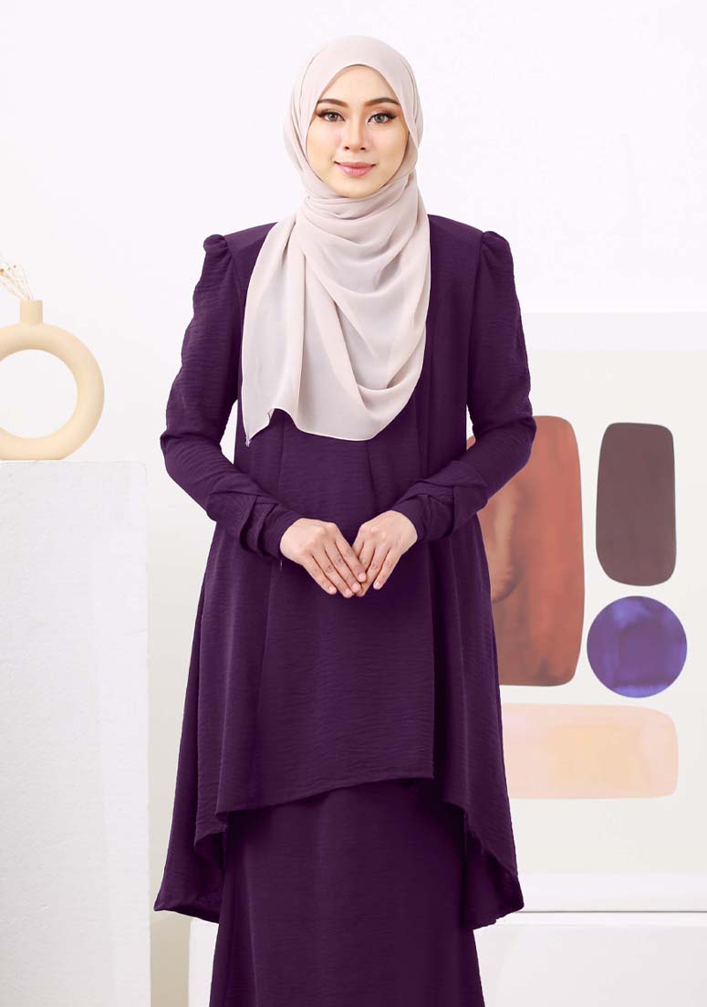 Kurung Lily Clara - Purple