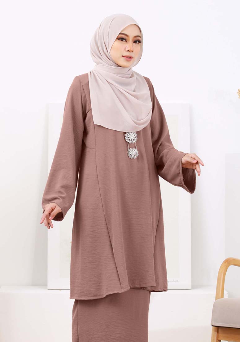 Kurung Nur Zaleha - Light Coco