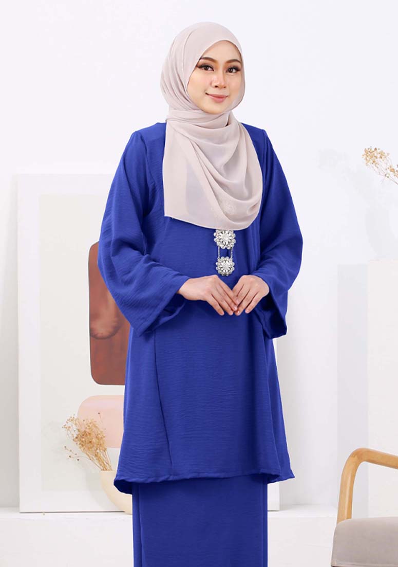 Kurung Nur Zaleha - Royal Blue