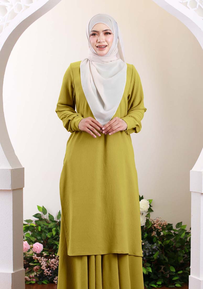 Kurung Princess Helena - Golden Olive