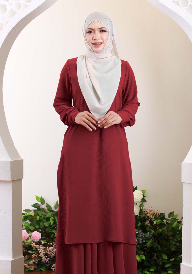 Kurung Princess Helena - Maroon