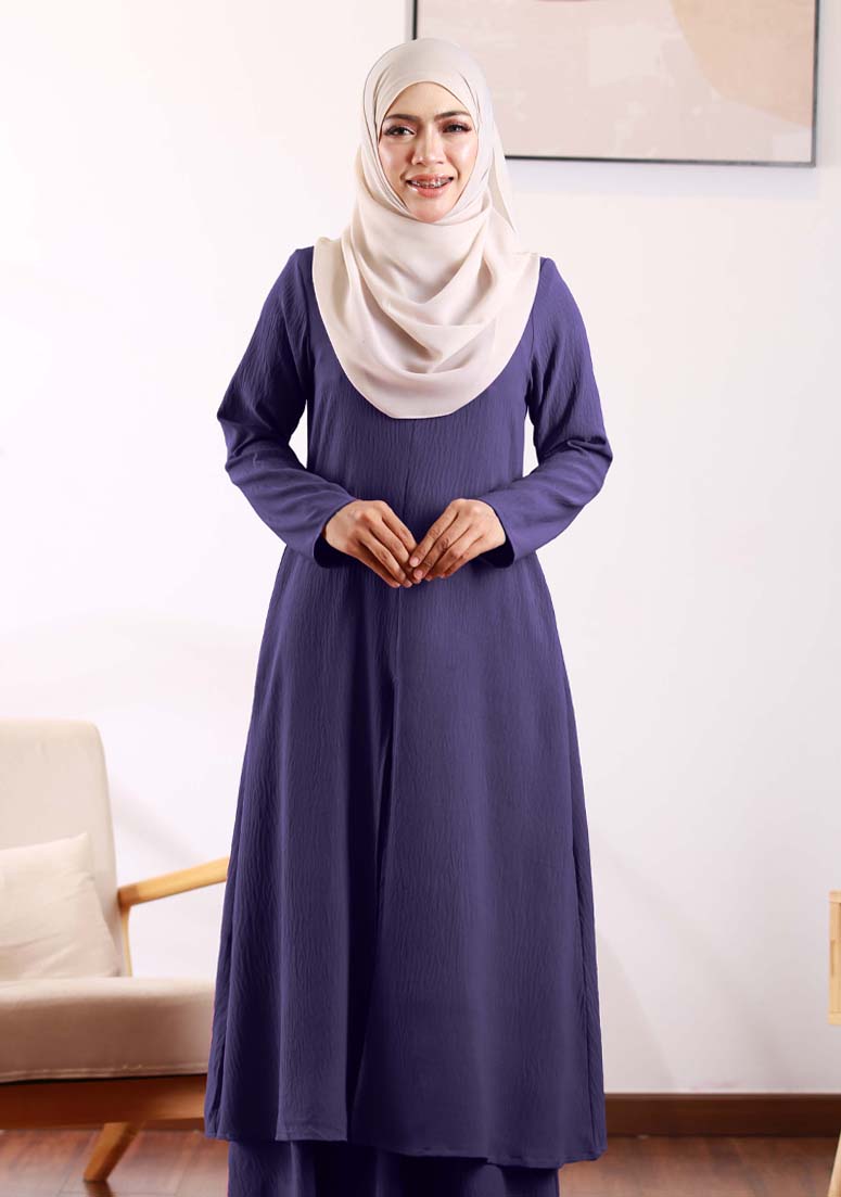 Kurung Princess Siti - Blueberry