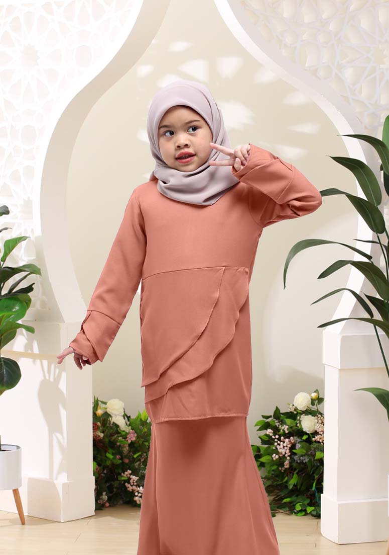 Kurung Fiona Kids - Nude Peach