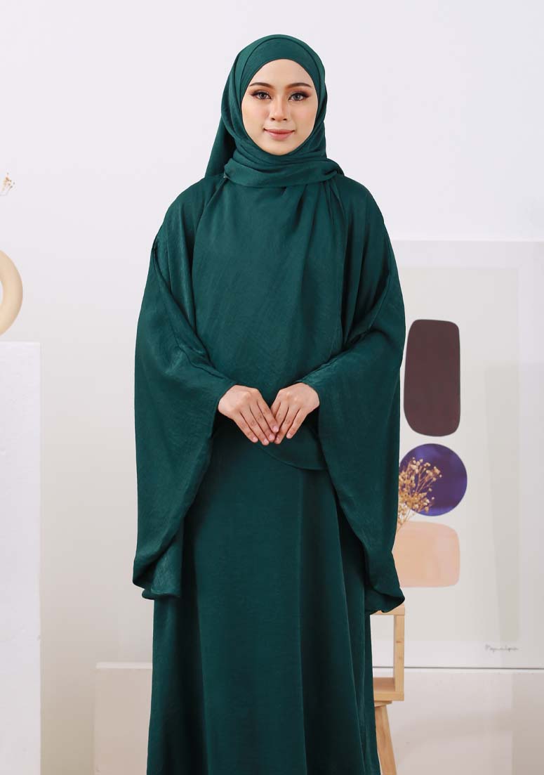 Abaya Ayraa - Emerald Green