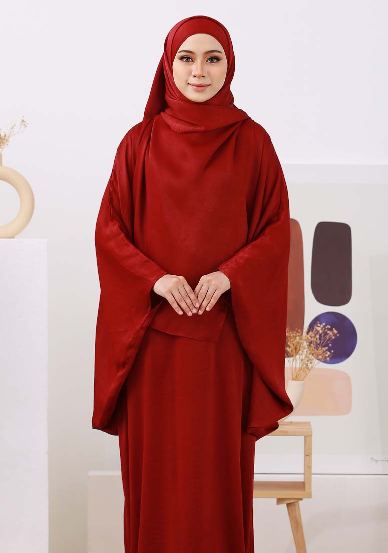 Abaya Ayraa - Maroon