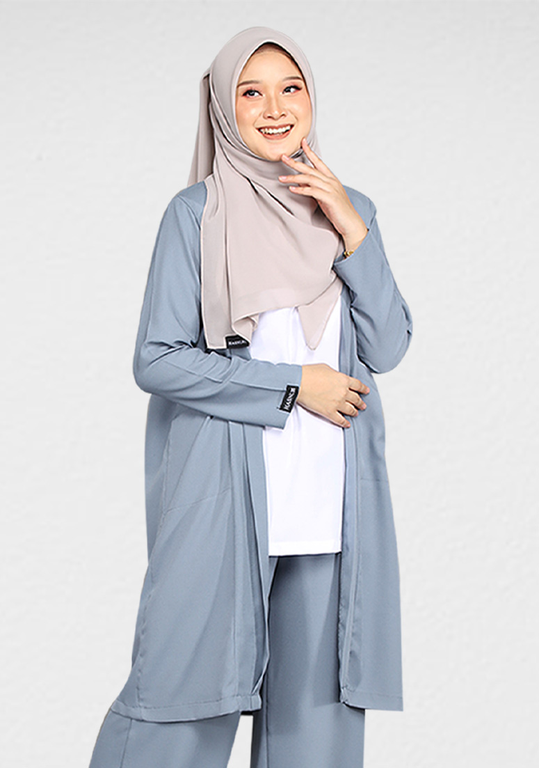 Cardigan Atyaa - Blue Grey - XXL