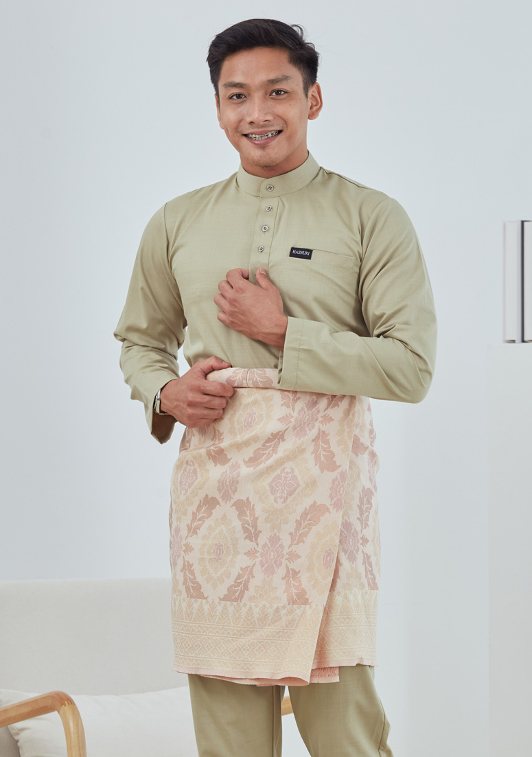 Baju Melayu Asyraf - Light Olive