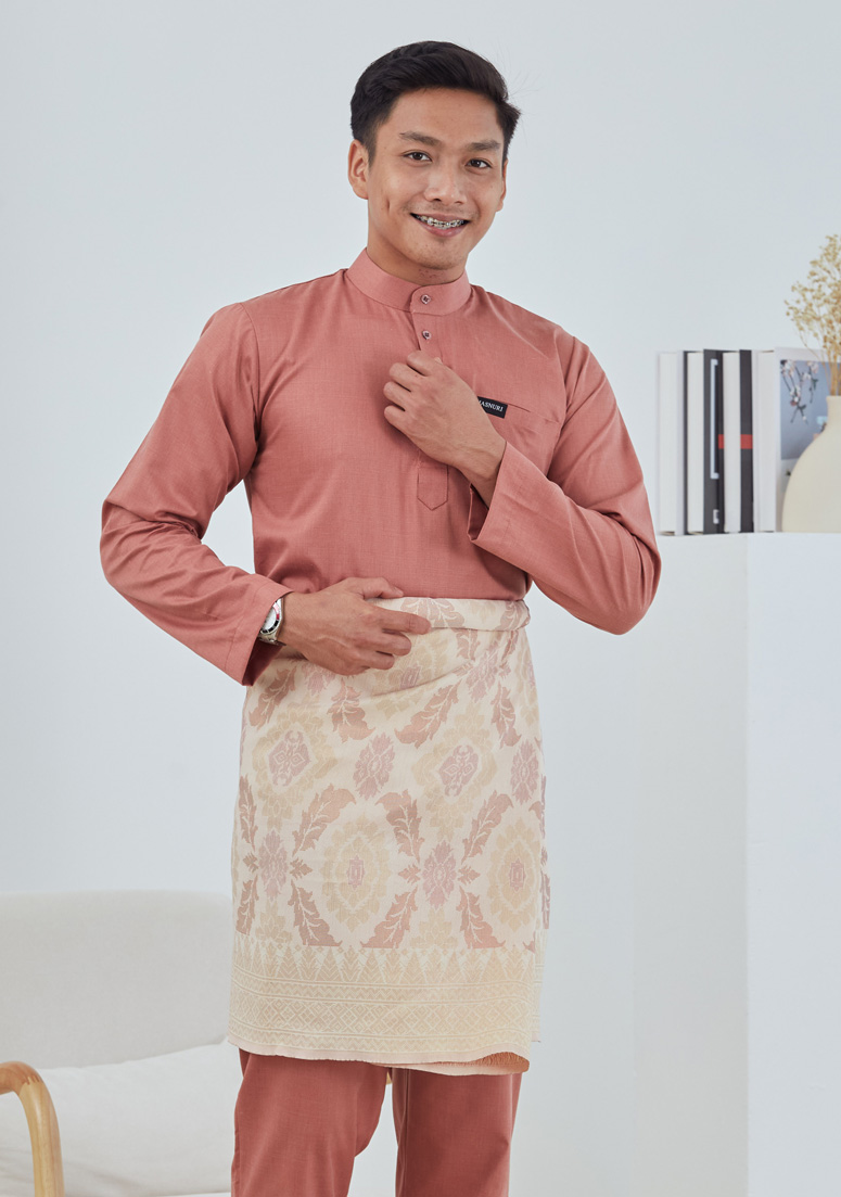 Baju Melayu Asyraf - Salmon