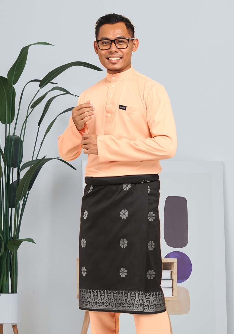 Baju Melayu Hasif - Light Peach