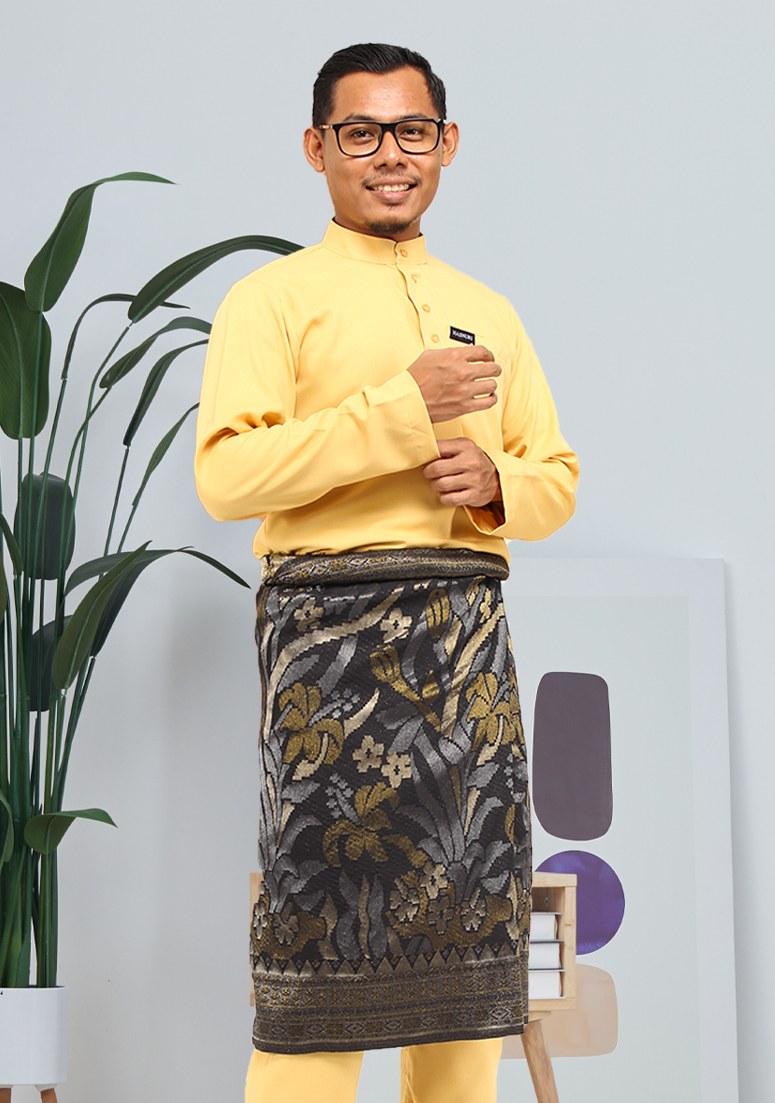 Baju Melayu Jebat - Butter Yellow